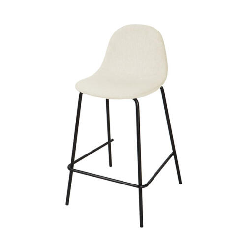 Banqueta decorativa REF. ANM 8096 - BEGE