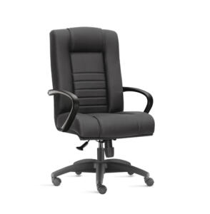 Cadeira new onix class presidente giratoria com a base preta