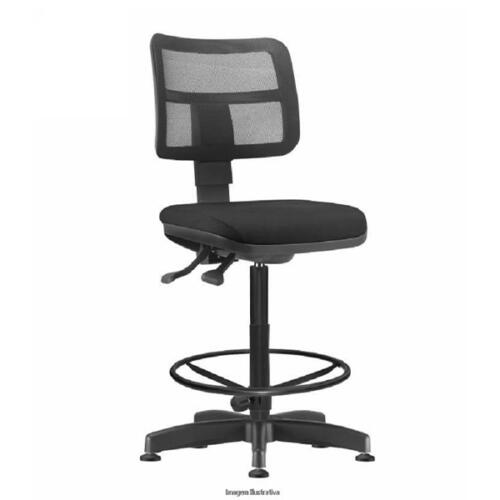 Cadeira com tela - caixa com suporte para os p‚s