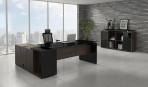 Office Edge Mesa Direto Com Vidro MA PR